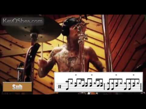 Travis Barker - Warm Up Beat | Drum Lesson