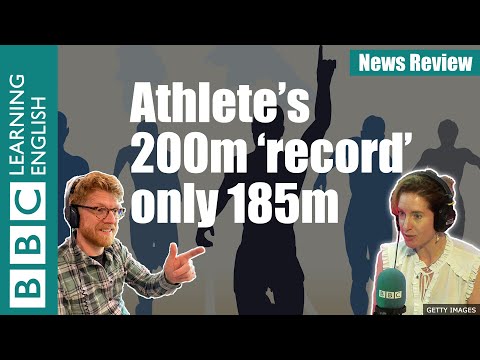 アスリートの200m「記録」は185mのみ - ニュースレビュー (Athlete's 200m 'record' only 185m - News Review)