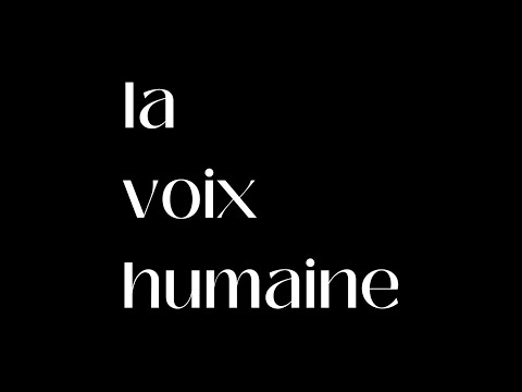 LA VOIX HUMAINE // Marissa Plati, soprano + Muse Ye, piano