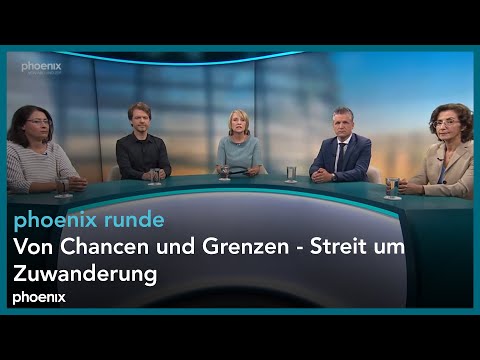 phoenixRunde: Von Chancen und Grenzen - Streit um Zuwanderung