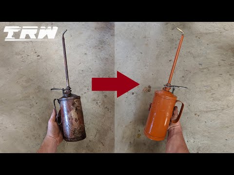 Antique Dented Oiler - Perfect Restoration