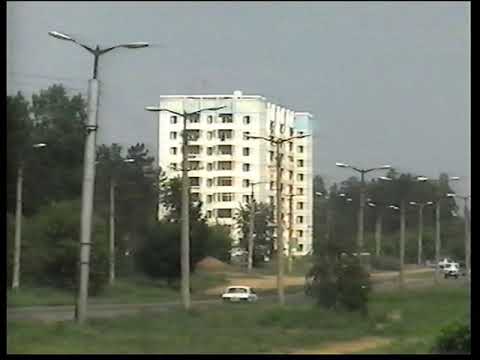 Город Ангарск на видеокассетах примерно 20 лет назад (Начало 2000х, VHS Rip Mono 1440p upscale)