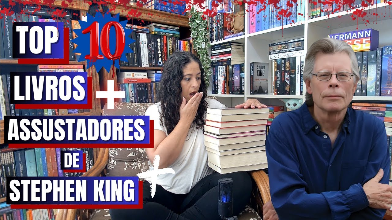 TOP 10 LIVROS MAIS ASSUSTADORES DE STEPHEN KING / Ranking dos livros que eu li!