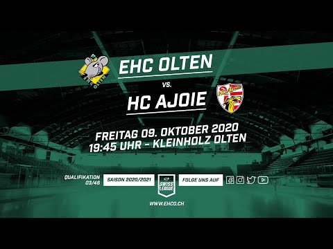 9.10.2020 EHC Olten - HC Ajoie 5:8