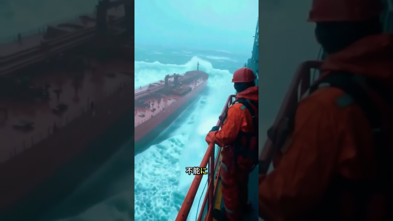 北大西洋での危険な旅。