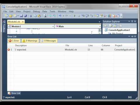 Visual basic 18 - Sub Routines