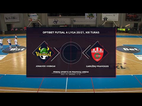 Optibet Futsal A Lyga | Jonavos Vikingai - Gargždų Pramogos | Rungtynių Santrauka |
