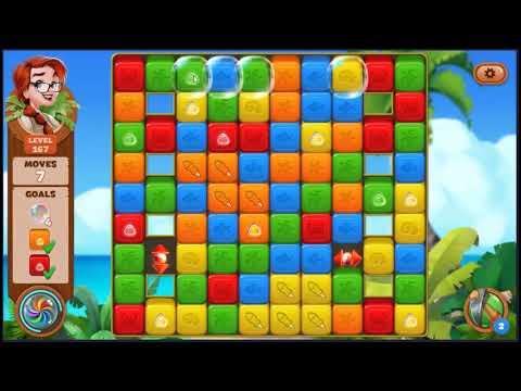 Lost Island Blast Adventure Level 167 - NO BOOSTERS 🏝️ | SKILLGAMING ✔️