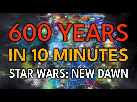 Stellaris Star Wars to YEAR 2800 - AI Only Timelapse [4K]