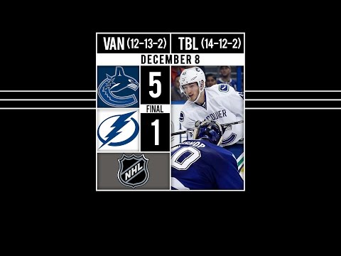 Canucks Blast the Lightning | The Canucks smacked the Lightning 5-1 in Tampa on Thursday night. Jac
