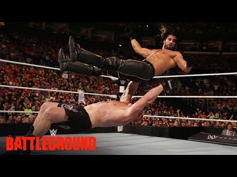 WWE Network: Brock Lesnar welcomes Seth Rollins to Suplex City: WWE Battleground 2015