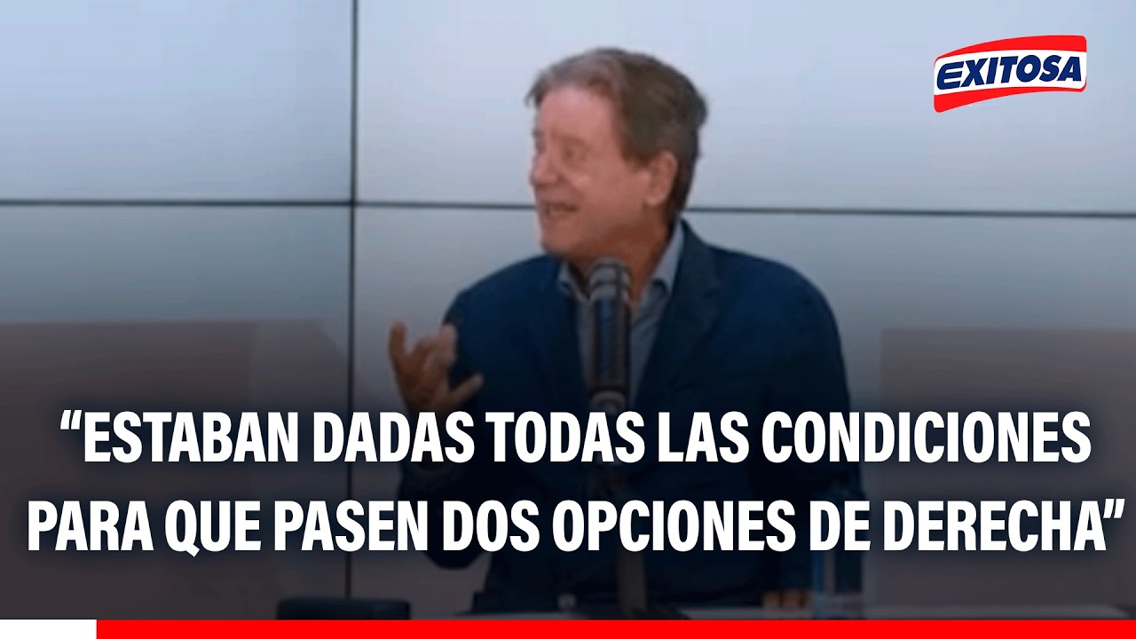🔴🔵Segunda vuelta tenía “todas las condiciones” para dos partidos de derecha, según Jaime de Althaus