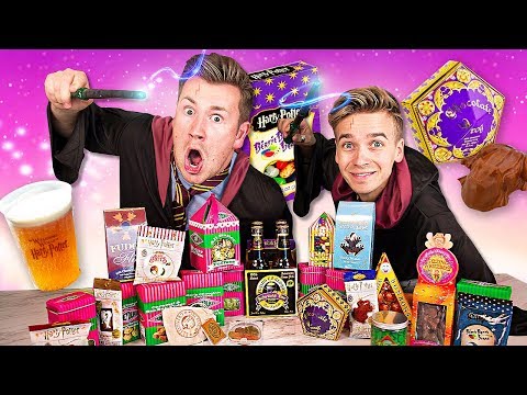 TRYING EVERY HARRY POTTER FOOD FROM HOGWARTS WITH JOE SUGG