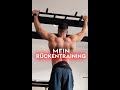 Mein aktuelles Rückentraining