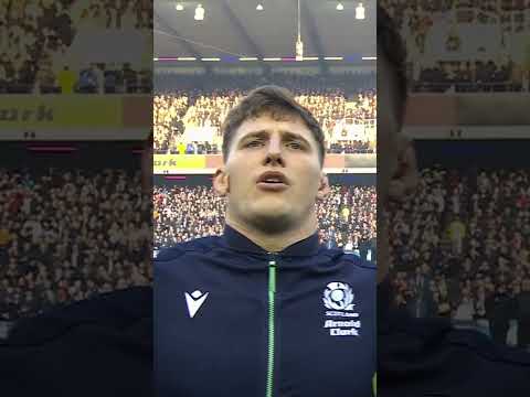 It's always special, Scotland sing their anthem in Edinburgh!