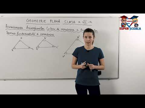 Asemănarea Triunghiurilor. Criterii de asemănare a triunghiurilor. Teorema fundamentala a asemanarii