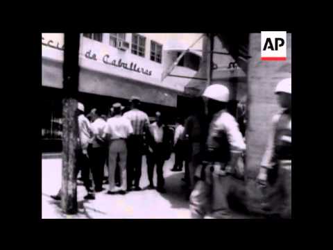 MILITARY COUP IN DOMINICAN REPUBLIC  - SOUND