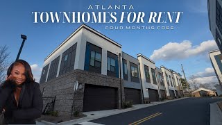 BRAND NEW ATLANTA TOWNHOMES FOR RENT | FOUR MONTHS FREE!
