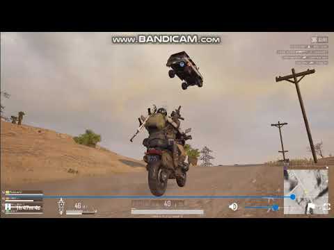 Funny WTF Moment - PubG Flying Car on Miramar Map - Xbox One X - February 2019