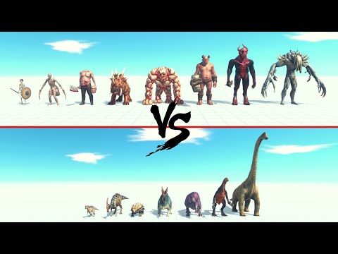 Infernals Vs Herbivore Dinosaurs ARBS | Animal Revolt Battle Simulator