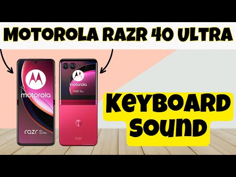 Keyboard Sound Motorola Razr 40 Ultra || How to set keyboard sound || Enable keyboard sound