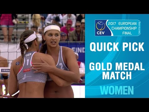 Glenzke finishes a spectacular point | #EuroBeachVolley 2017