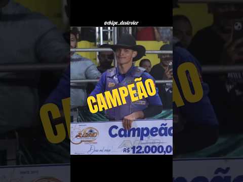 Juninho Durão Campeão em Morrinhos GO 🏆 #rodeio #goiás #bullrider