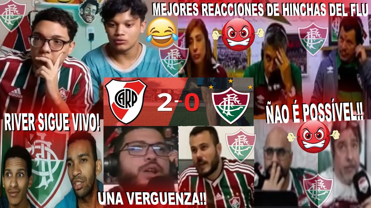 MEJORES REACCIONES DE HINCHAS DEL FLU AL RIVER VS FLUMINENSE (2-0) MÁS VIVO QUE NUNCA