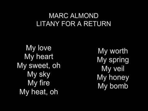 Marc Almond - Litany For A Return
