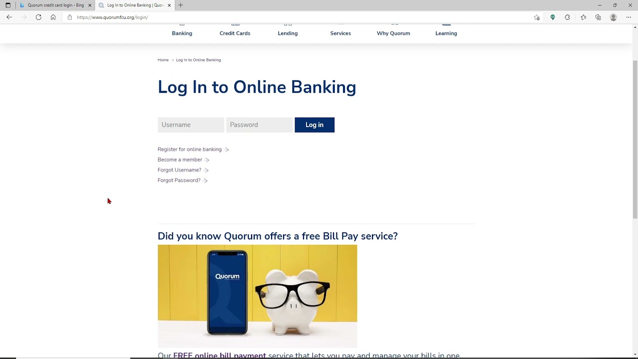 How to Login Quorum Credit Card Account | Sign-in Quorum Credit Card Account