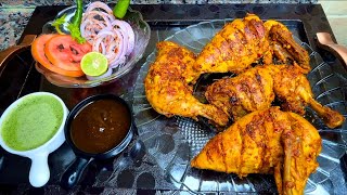 Perfect Tandoori Chicken Without Oven | Juicy & Smoky Tandoori on Tawa or Pan | Easy recipe