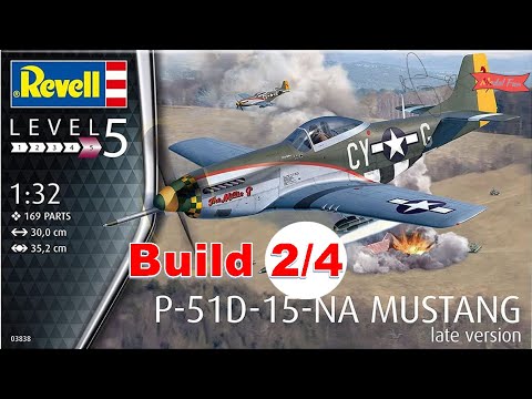Mustang P51D-15-NA. PART 2, Full build of the body. Revell 1:32