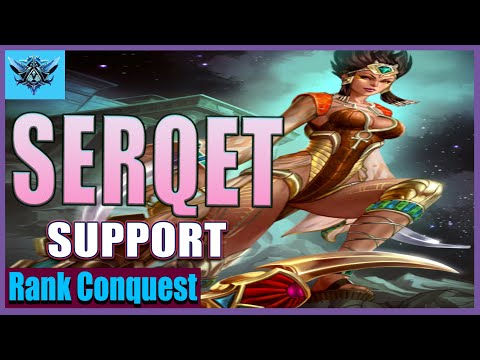 SMITE Rank Conquest (Diamond 4)  Serqet Support for the fam