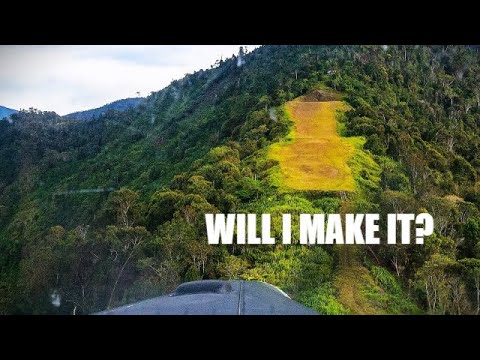 How we Fly a Bush Plane Into a STEEP Runway