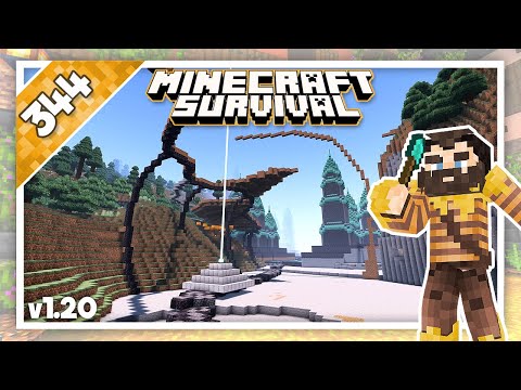 Minecraft Survival | Relaxing Builds - Mining & Cliffs (No Commentary, Lofi) | Ep.344
