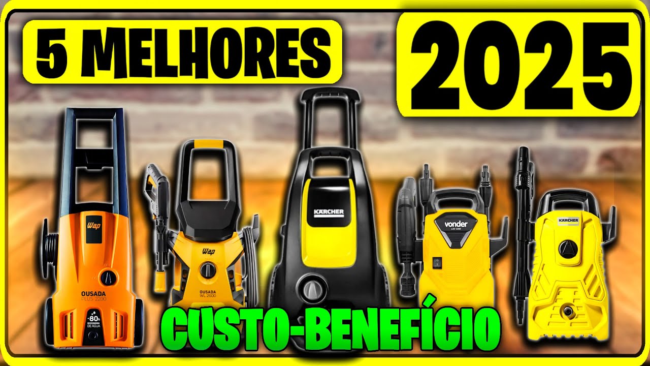 5 Melhores Lavadoras de Alta Pressão Baratas de 2024: TOP 5 CUSTO-BENEFÍCIO!