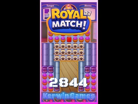 Royal Match Level 2844 - No Boosters Gameplay