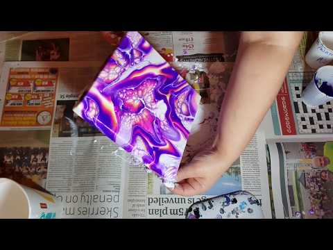 Stretching Blooms with Colourarte Pigments - Acrylic Pouring - Sheleeart Technique