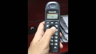 How to : Start on functioning of Panasonic Digital Cordless Phone and Review