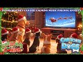 Christmas Dog Cartoon In Colors They Can See Relaxing Music Soft Bird Sound For Dogs Home Alone