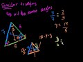 Similar Triangles Video Tutorial