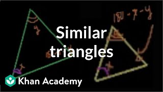 Similar triangles