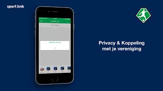 Voetbal.nl app - Privacy en koppeling met vereniging
