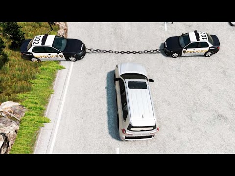 Сars vs Chained Cars #2 - Awesome BeamNG DRIVE Crashes!!!