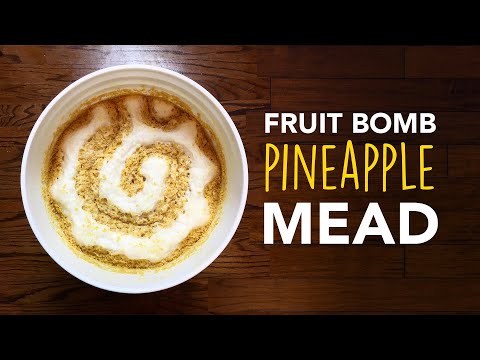 How to brew PINEAPPLE MEAD