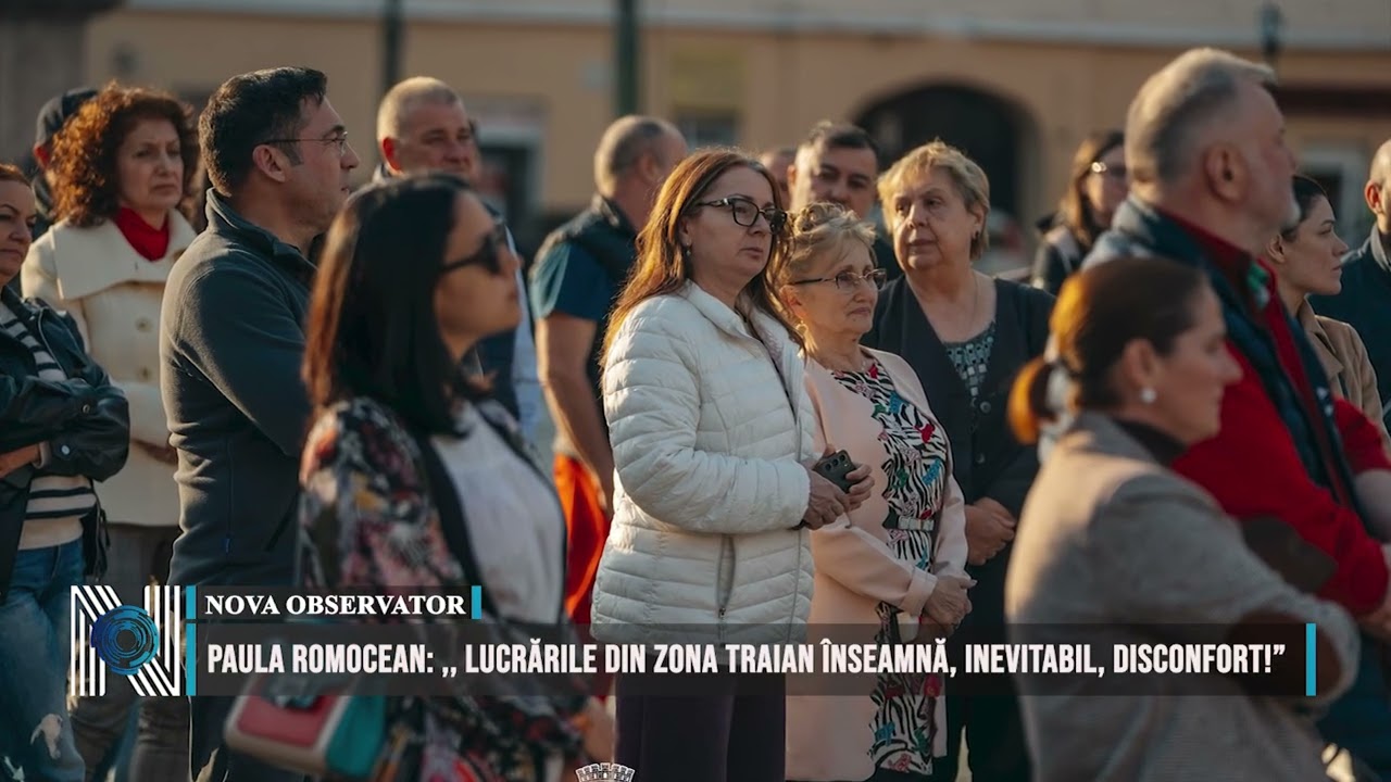 Paula Romocean: ,, Lucrările din zona Traian înseamnă, inevitabil, disconfort!”