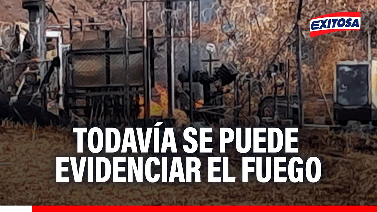 🔴🔵Deflagración en ducto de TGP continúa con altura de tres metros, señala fiscal Óscar Benavides