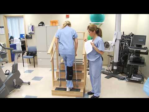 Crutch Walking on Stairs: Partial or Touch-Down Weight Bearing