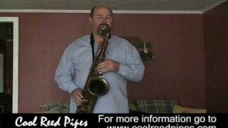 Gwen Shroyer plays a Cool Reed Pipes Tenor Saxophone by SMI