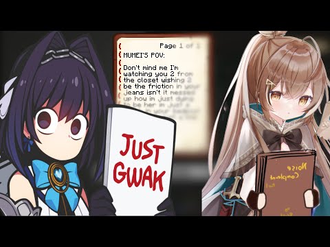 Kronii reacts to Mumei's and Gura's fanfiction chapters in Minecraft! [HOLOLIVE EN]